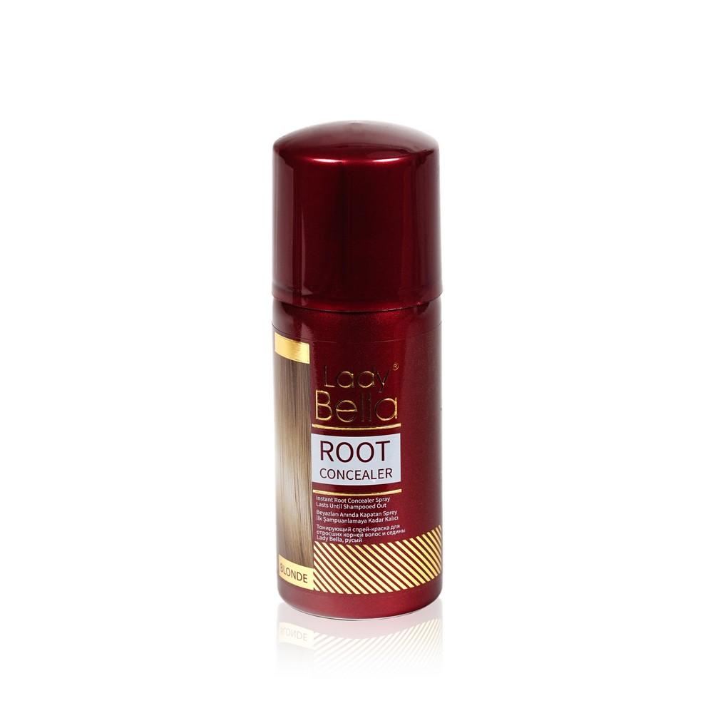 Тонирующий спрей - краска Lady Bella Root Concealer для отросших корней волос и седины , Blonde 100мл