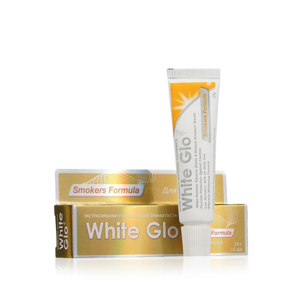 Отбеливающая зубная паста White Glo " Smokers Formula " 24г