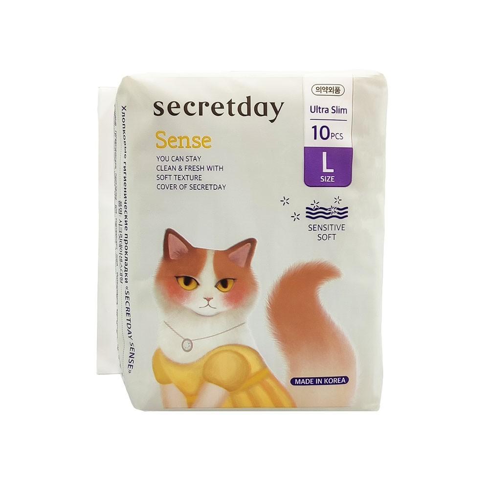 Женские прокладки Secretday Sense L 10шт