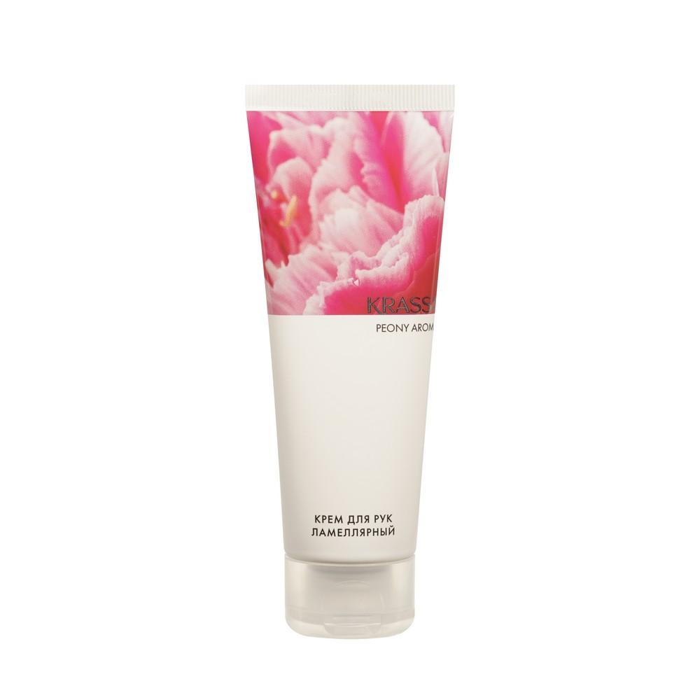 Крем для рук ламеллярный Krassa Peony aroma 75мл