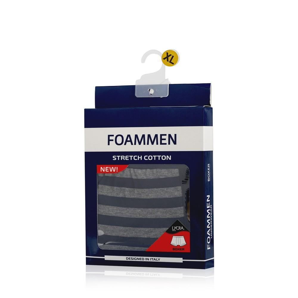 Foammen | Мужские трусы - боксеры Foammen Fo80501-1 серые XL