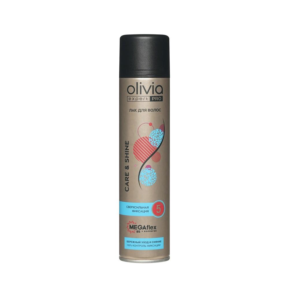 Лак для волос Olivia expert PRO Care & Shine сверхсильная фиксация 5 300мл