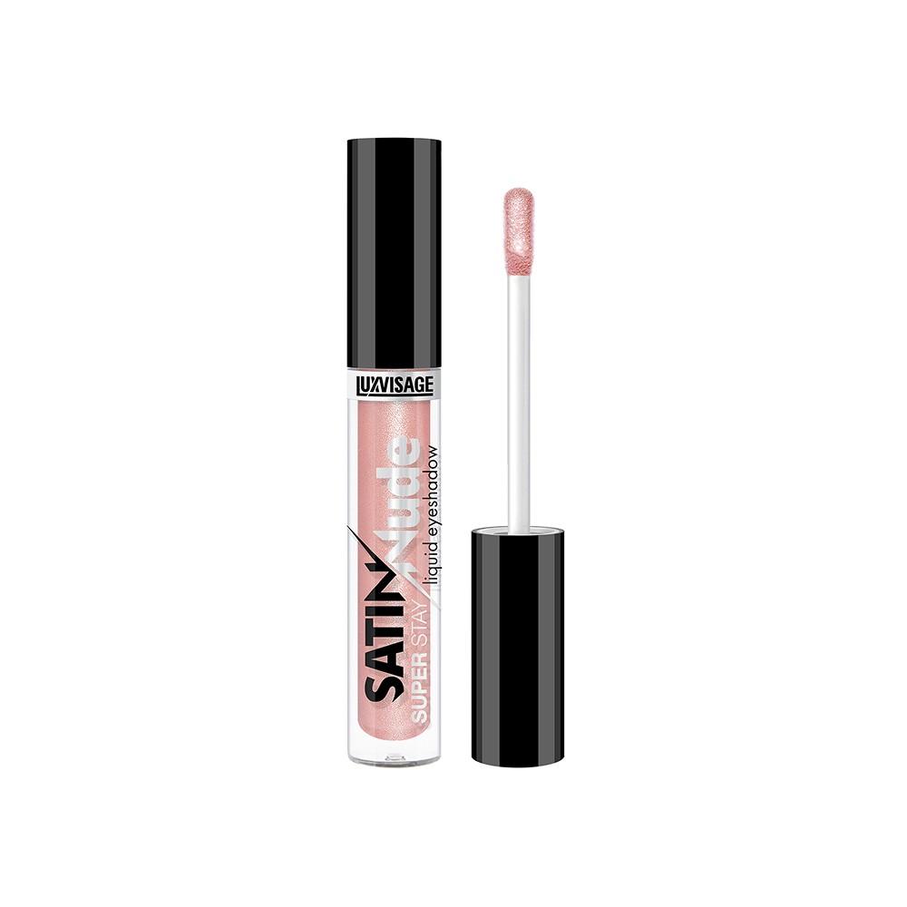 Жидкие тени для век Luxvisage Satin Nude super stay 203 Powder Rose 3,5мл