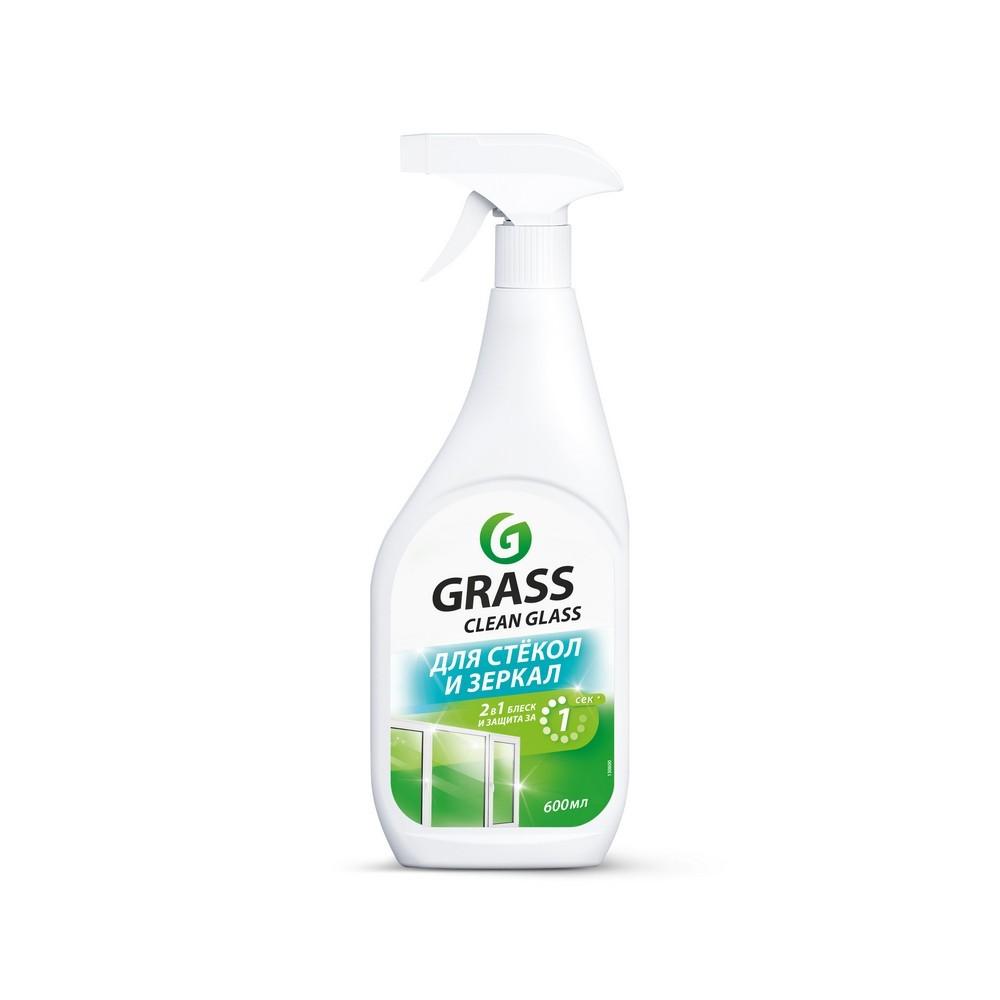 Средство для мытья стекол и зеркал 2 в 1 Grass Clean Glass 600мл