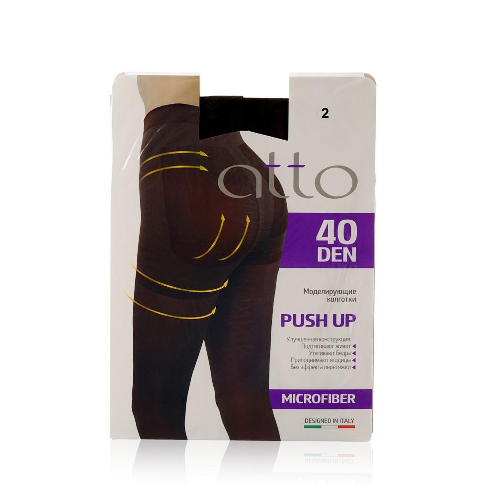 Atto | Женские моделирующие колготки Atto Push Up 40den , Коричневый , 2 размер