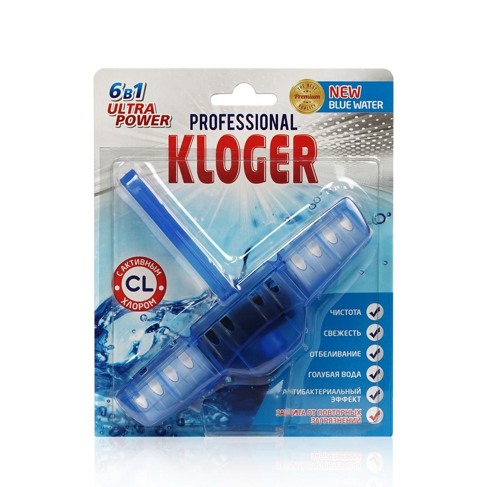 Подвеска для унитаза Kloger Proff 6 в 1 с хлором