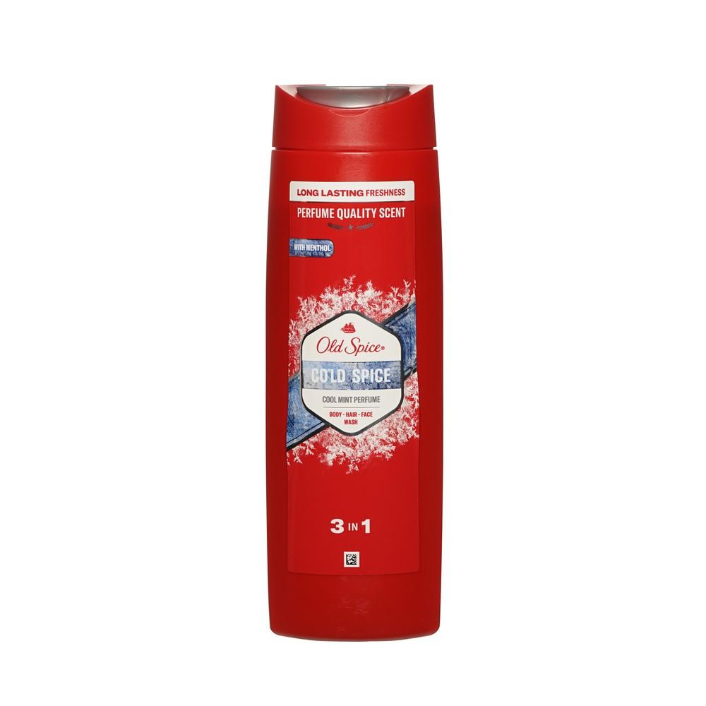 Мужской гель для душа + шампунь 3 в 1 Old Spice Cold Spice 400мл