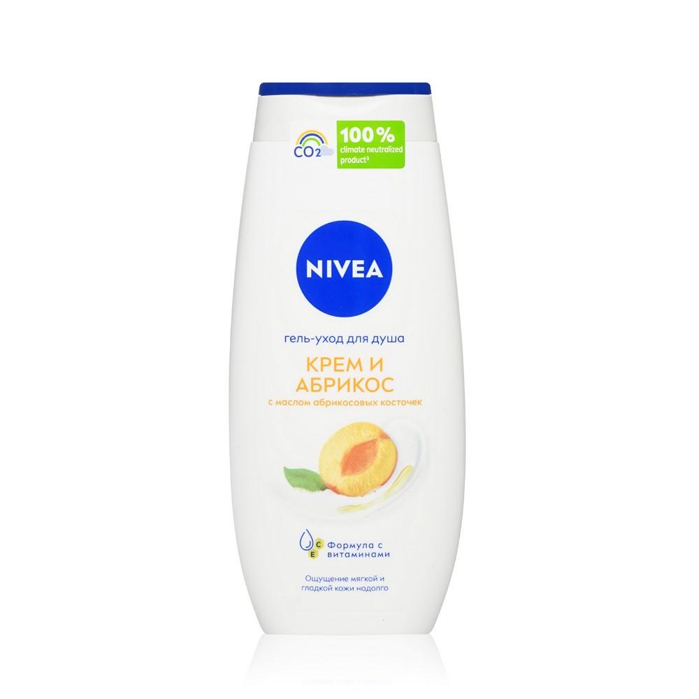 Крем - гель NIVEA для душа " молоко и абрикос " 250мл