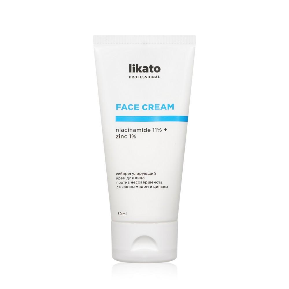Likato Professional | Себорегулирующий крем для лица Likato Professional Niacinamide 11% + Zinc 1% 50мл