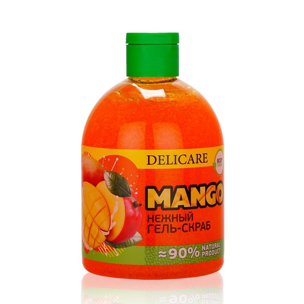 Гель - скраб для душа Delicare Fruit Peeling " Mango " 485мл