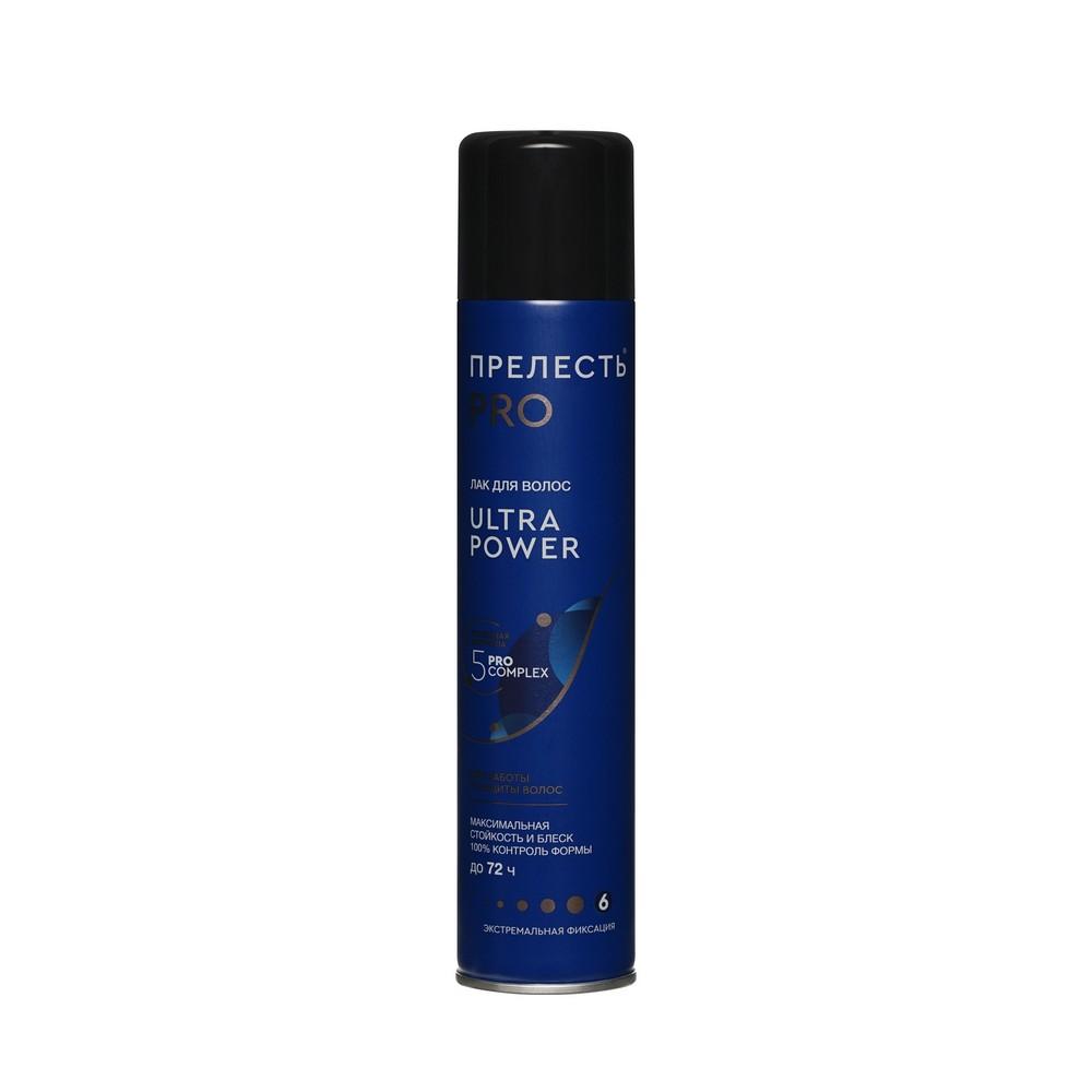Лак для волос Прелесть Professional Ultra power Экстремальная фиксация (6)
