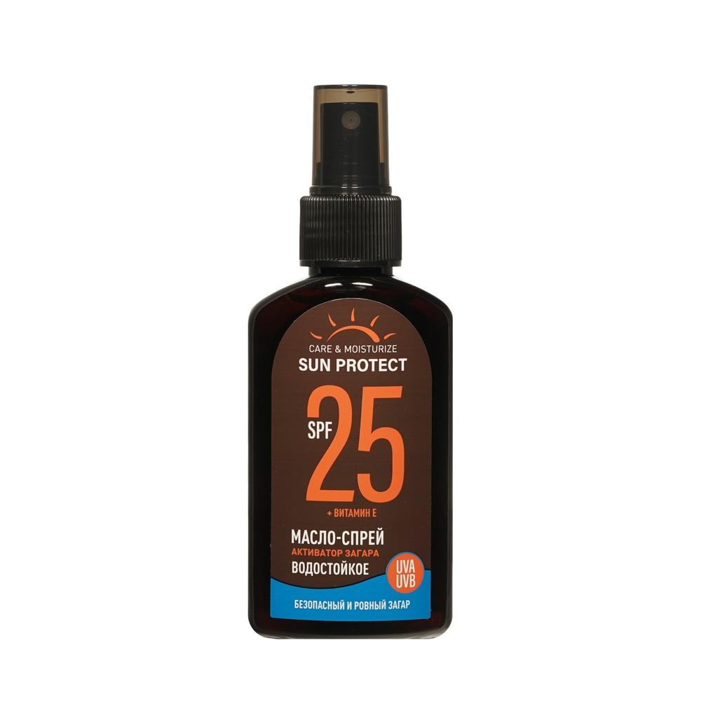 Sun Protect by Sensicare | Водостойкое масло - спрей активатор загара Sun Protect by Sensicare SPF 25 с витамином Е 100мл