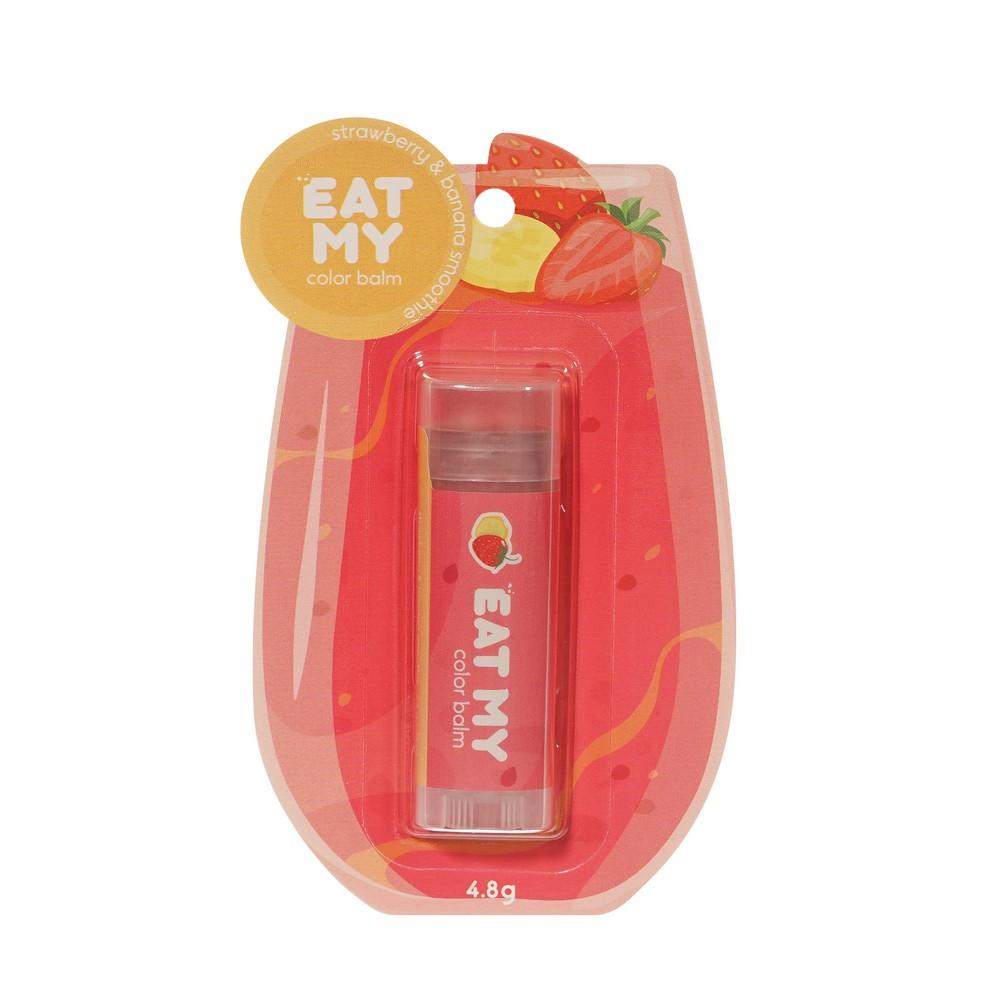 Бальзам для губ Eat My Color Balm Strawberry & banana smoothie 4,8г