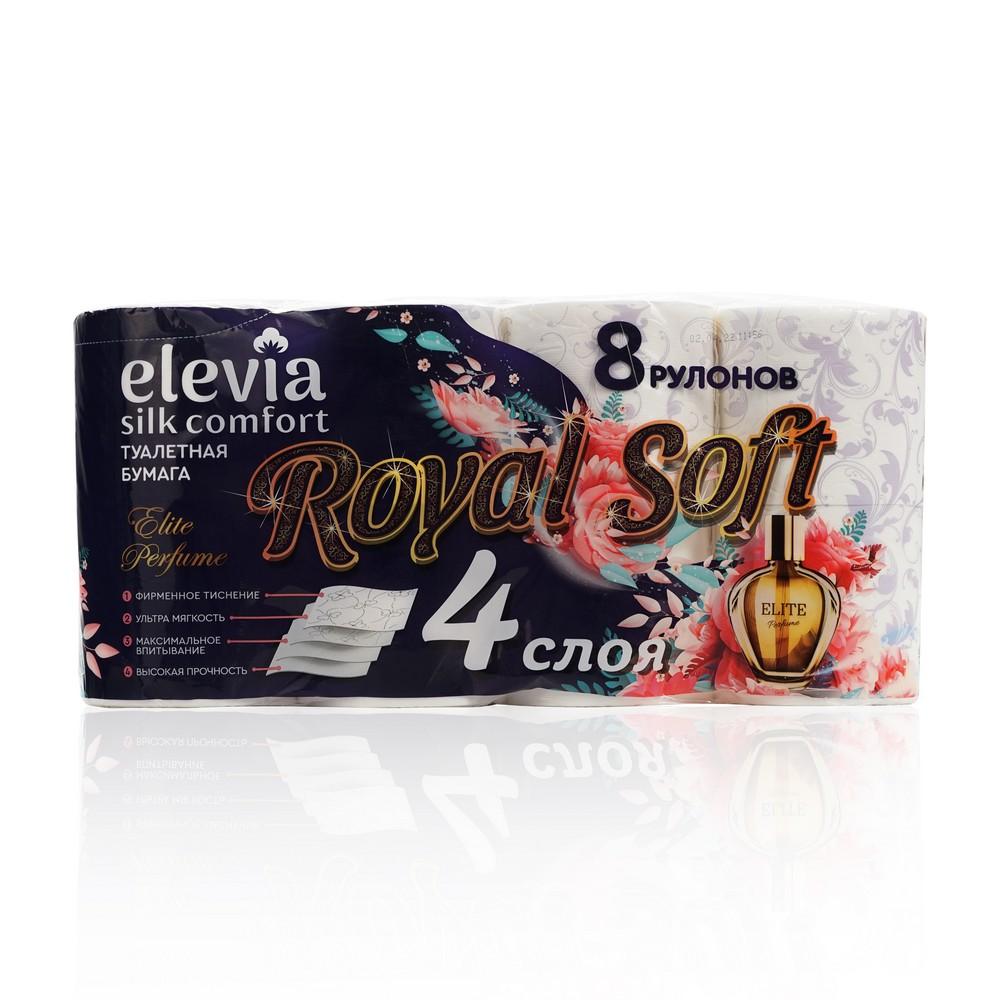 Elevia | Туалетная бумага Elevia Elite perfume 4-х слойная , 8шт