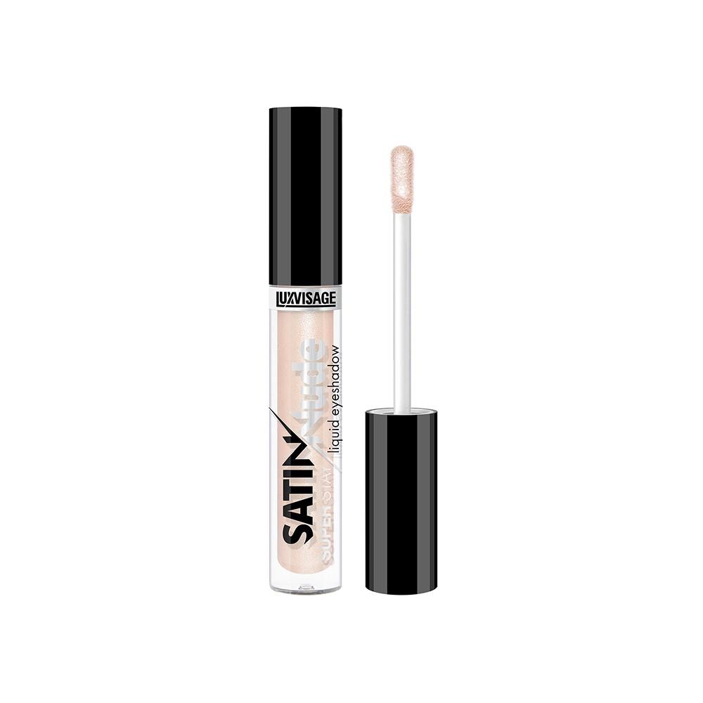 Жидкие тени для век Luxvisage Satin Nude super stay 201 Ivory 3,5мл