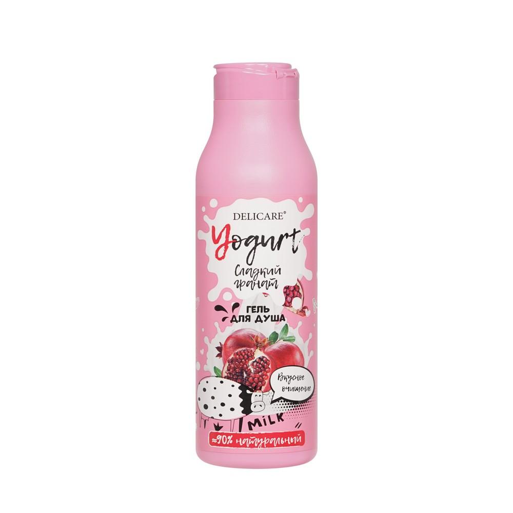 Крем - гель для душа Delicare Yogurt " Сладкий гранат " 400мл