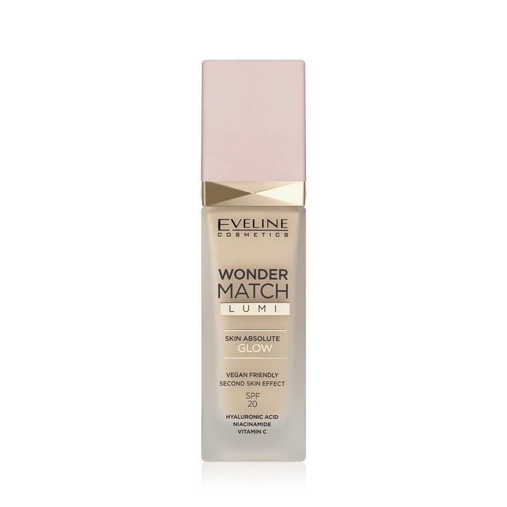Eveline | Тональный крем для лица с эффектом сияния Eveline Wonder Match Lumi SPF 20 10 30мл