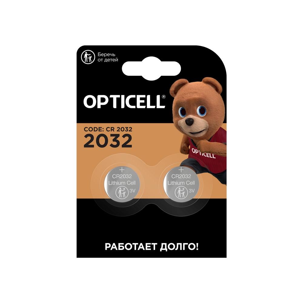 Элементы питания Opticell CR 2032 2шт