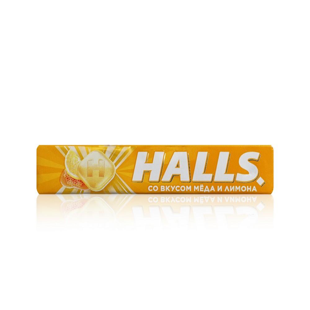 Карамель леденцовая Halls " Мед и лимон " 25г