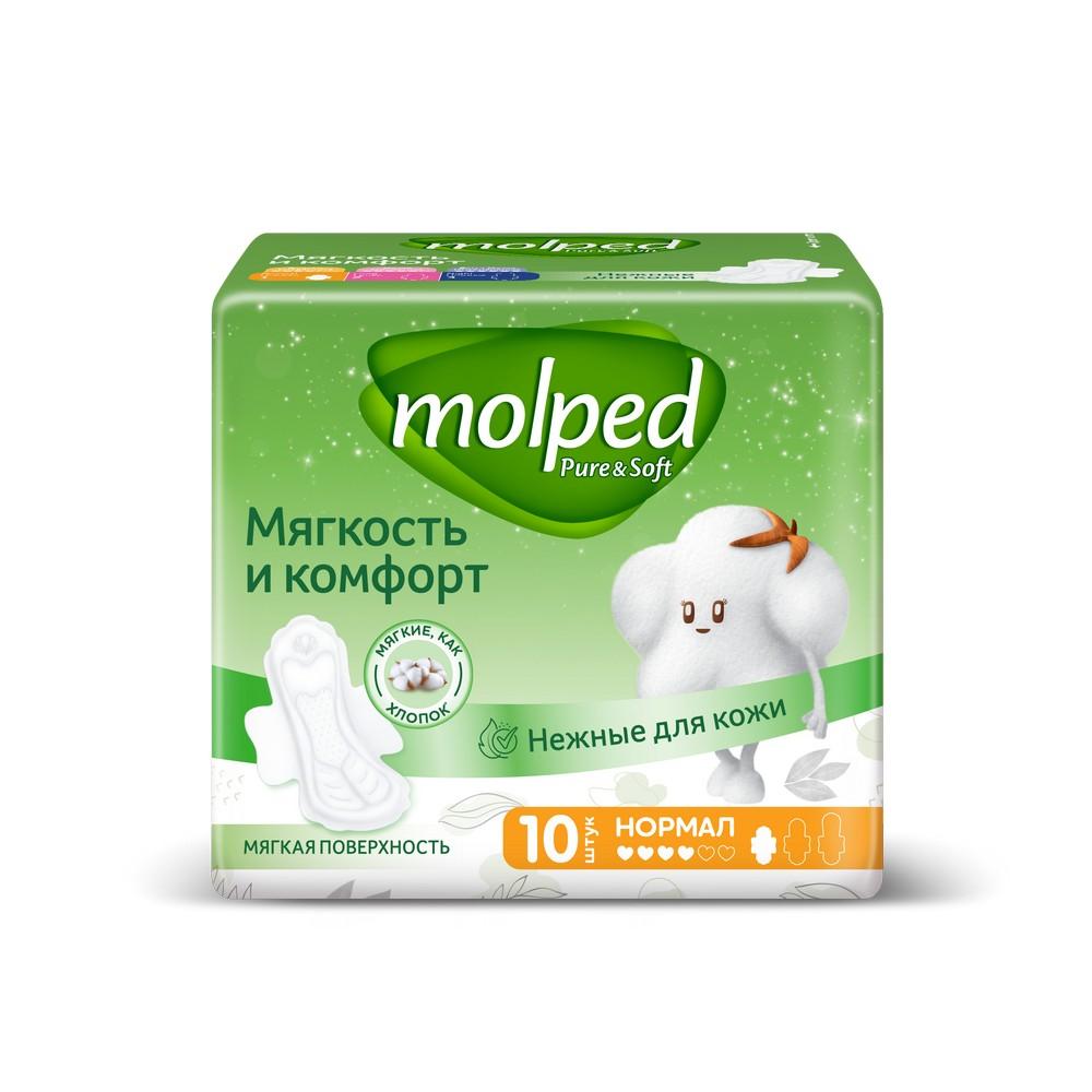 Женские прокладки Molped Pure&Soft Нормал 10шт
