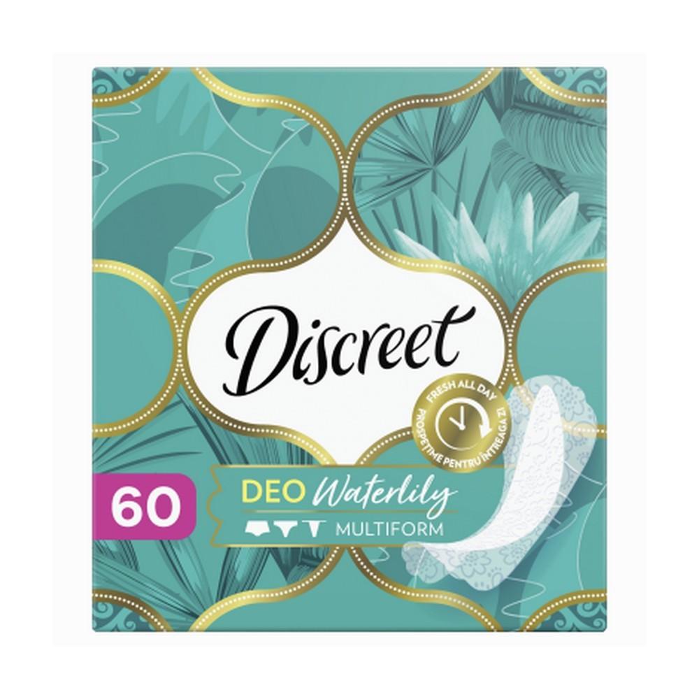 Ежедневные прокладки Discreet Deo женские " waterlily " мультиформ 60шт