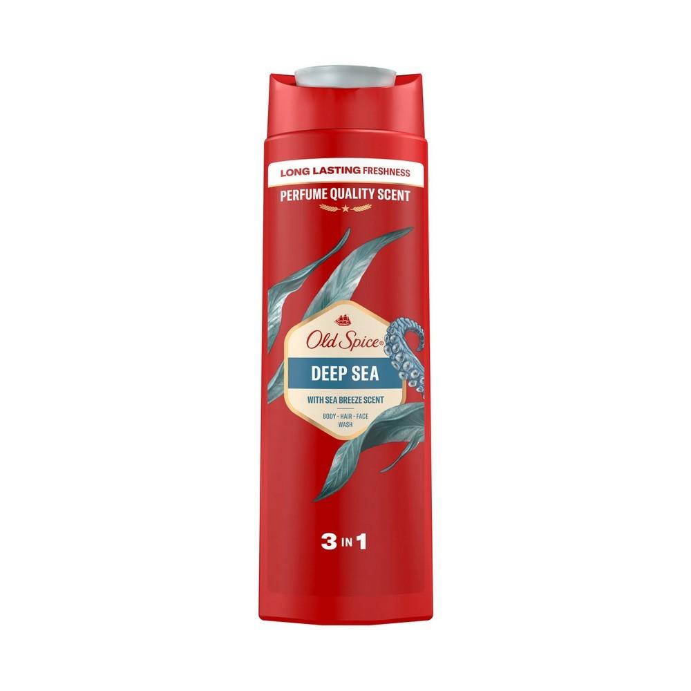 Мужской гель для душа + шампунь 3 в 1 Old Spice Deep Sea 400мл
