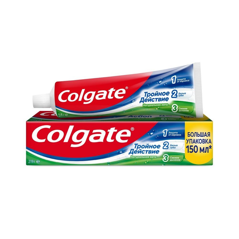 Зубная паста Colgate Тройное действие " Натуральная мята " 150мл