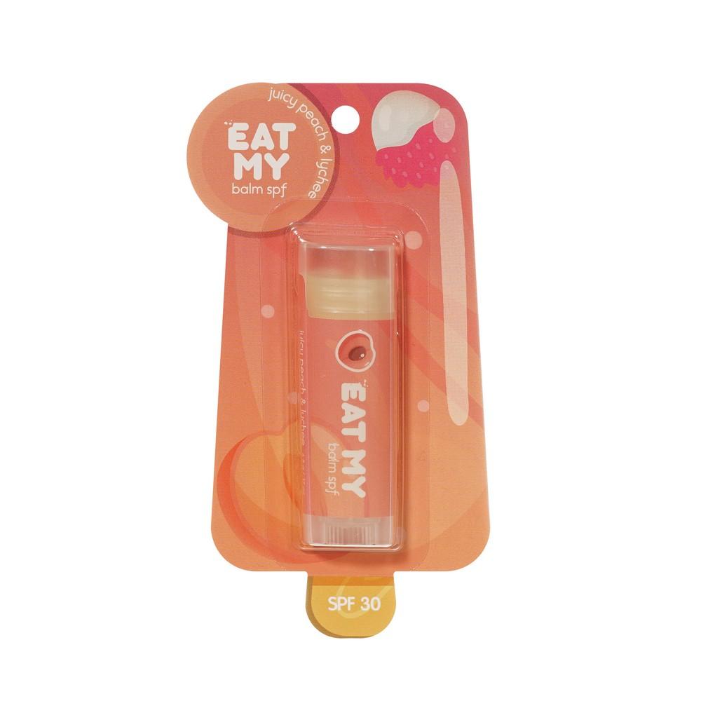 Бальзам для губ Eat My Juicy peach & lychee SPF 30 4,8г