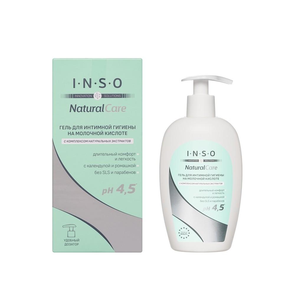 Гель для интимной гигиены на молочной кислоте INSO Natural Care 250мл