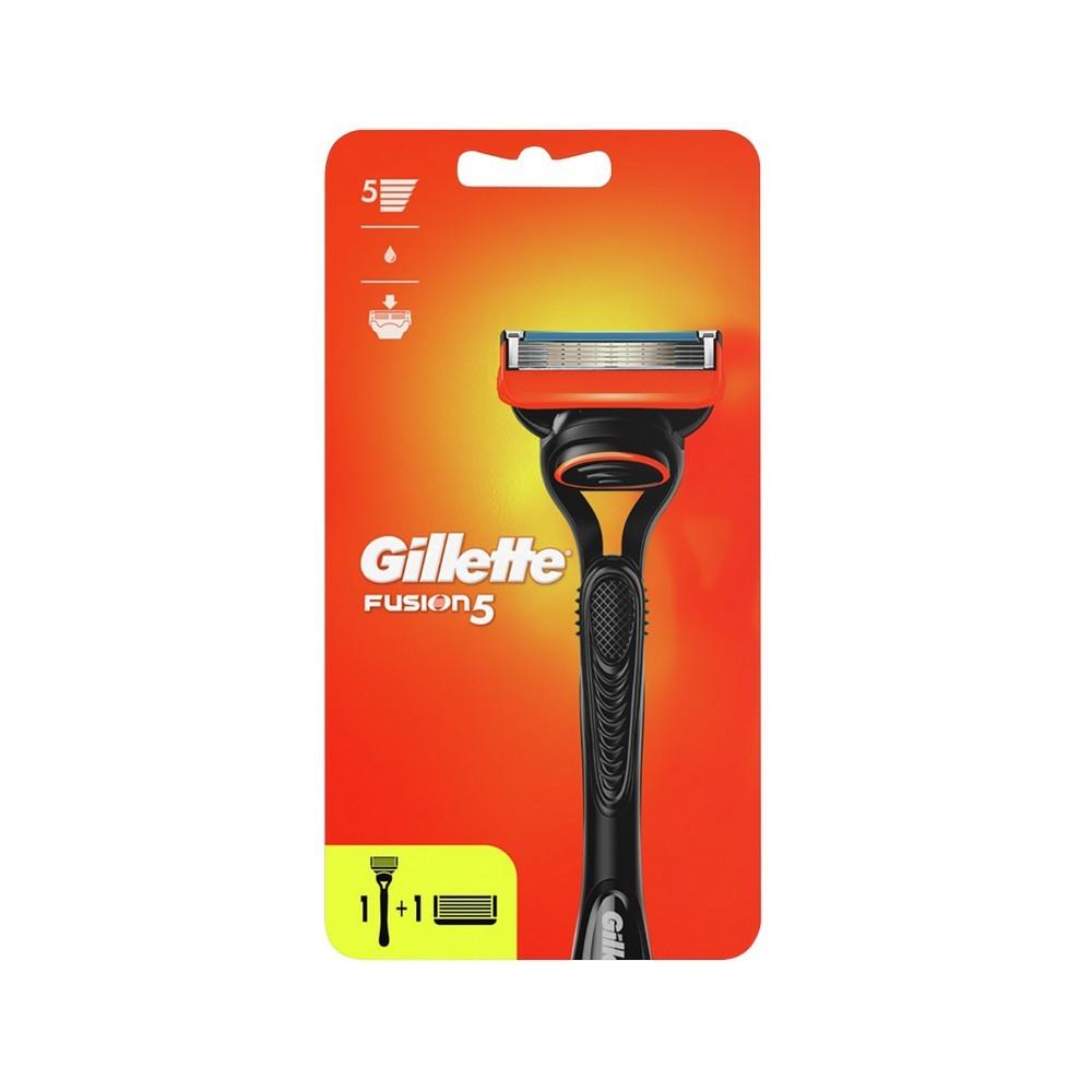Мужской станок Gillette Fusion для бритья + сменные кассеты 2шт