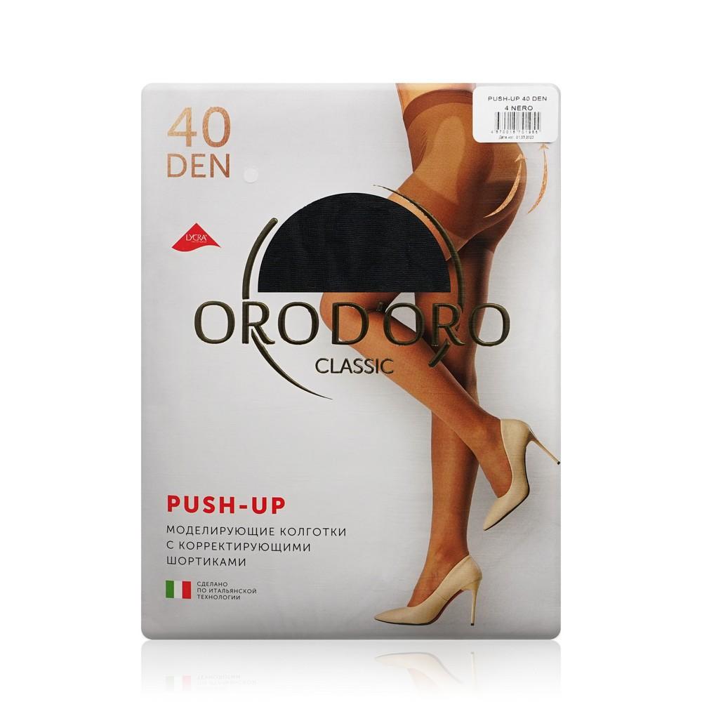 Orodoro | Женские колготки Orodoro Push-Up 40den Nero 4 размер