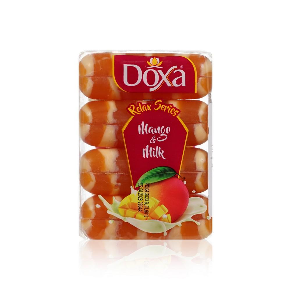 Мыло туалетное Doxa Relax series " Mango & Milk " 4*75г