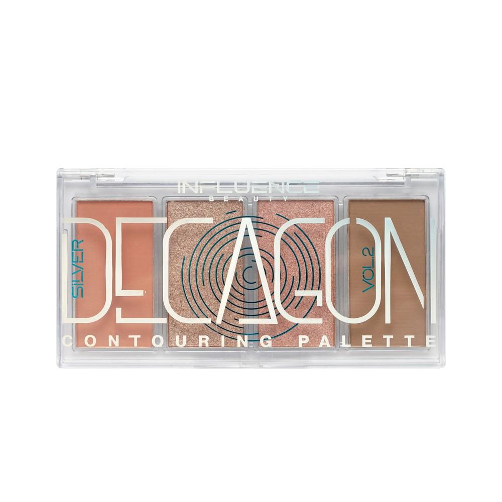 Палетка для контуринга лица Influence Beauty Silver Decagon 02 8,5г