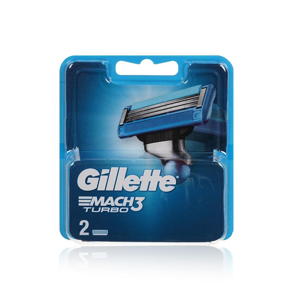 Кассеты для станка Gillette Mach 3 Turbo сменные 2шт