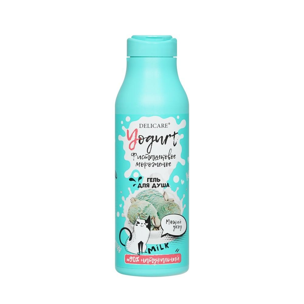 Крем - гель для душа Delicare Yougurt " Фисташковое мороженое " 400мл