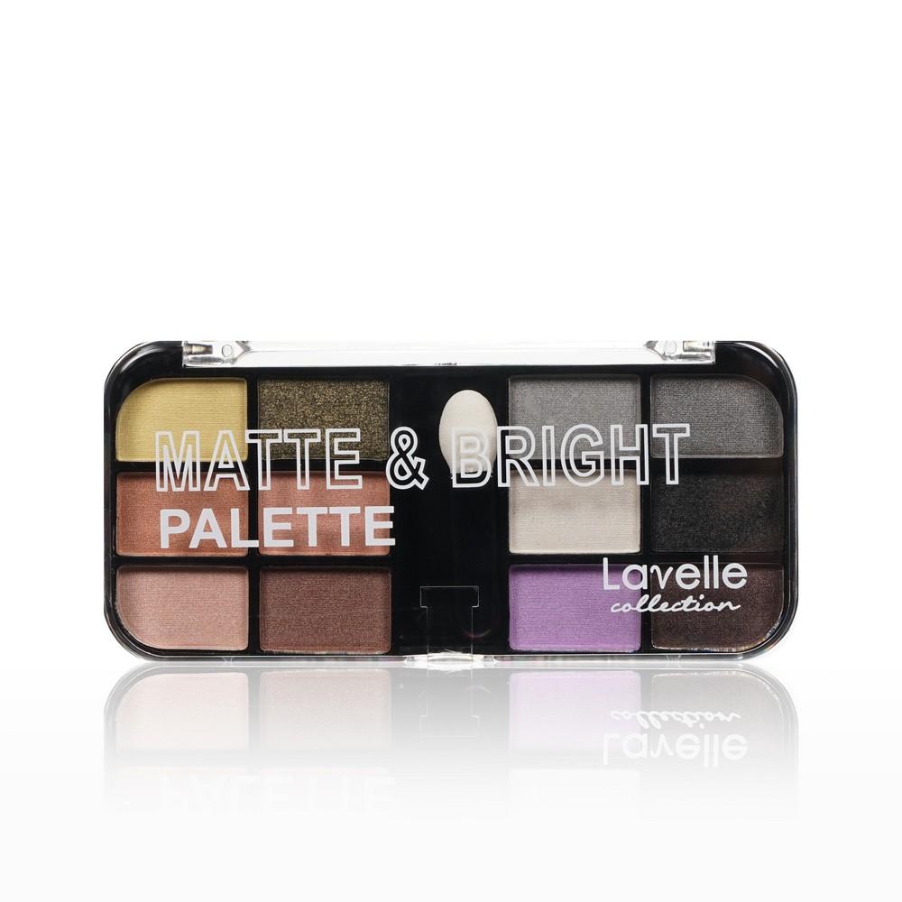 Тени для век Lavelle Matte & Bright 12 цветов 01 9г