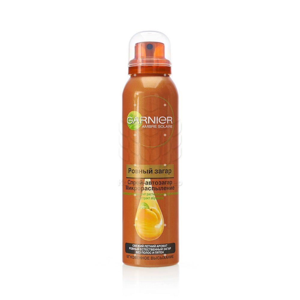 Спрей Garnier Ambre Solaire - автозагар " ровный загар " 150мл