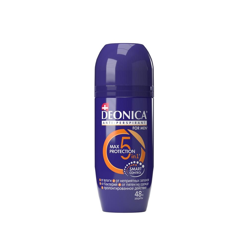 Мужской дезодорант - антиперспирант Deonica max protection 5 in 1 45мл