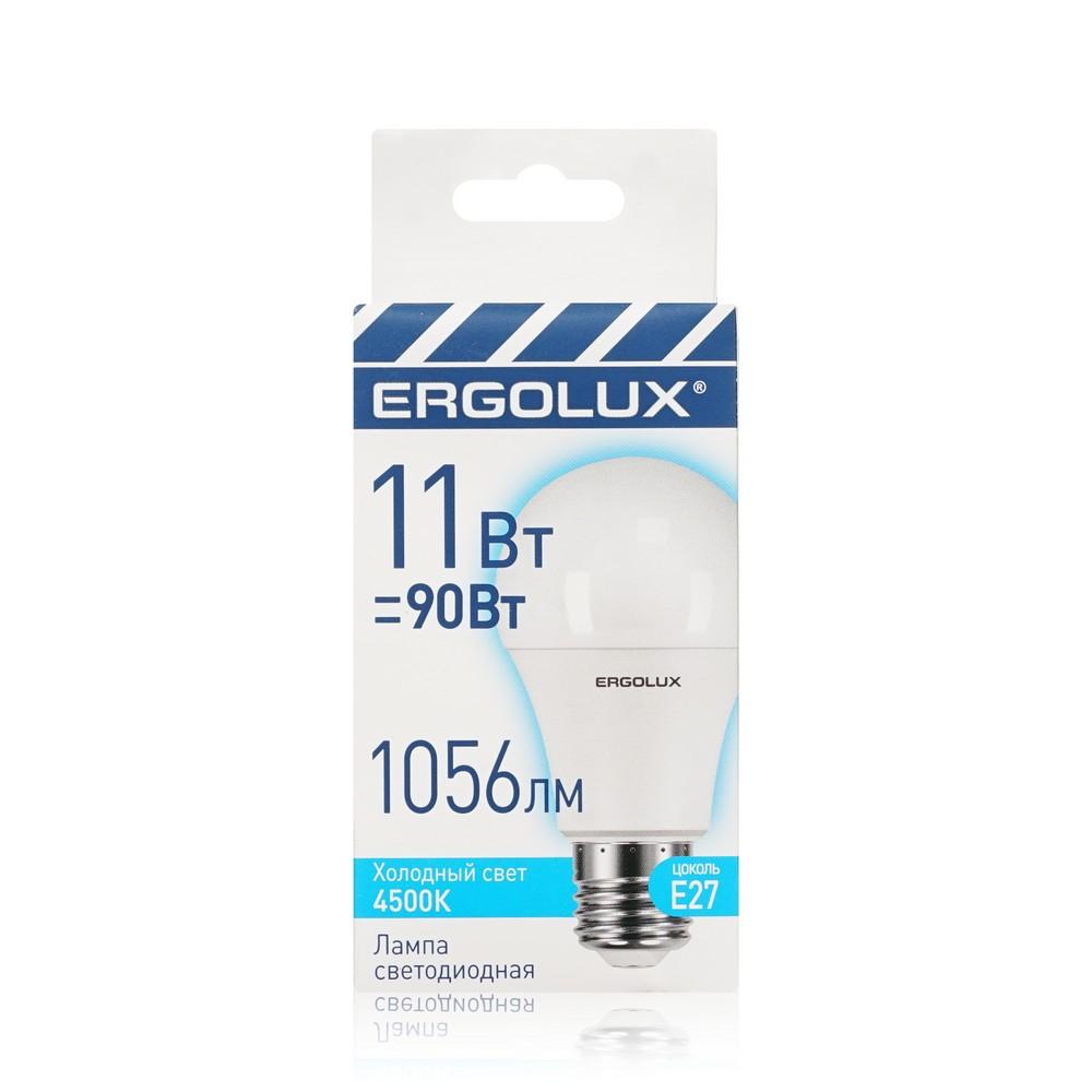 Лампа светодиодная Ergolux 11Вт 4500К холодный свет Е27