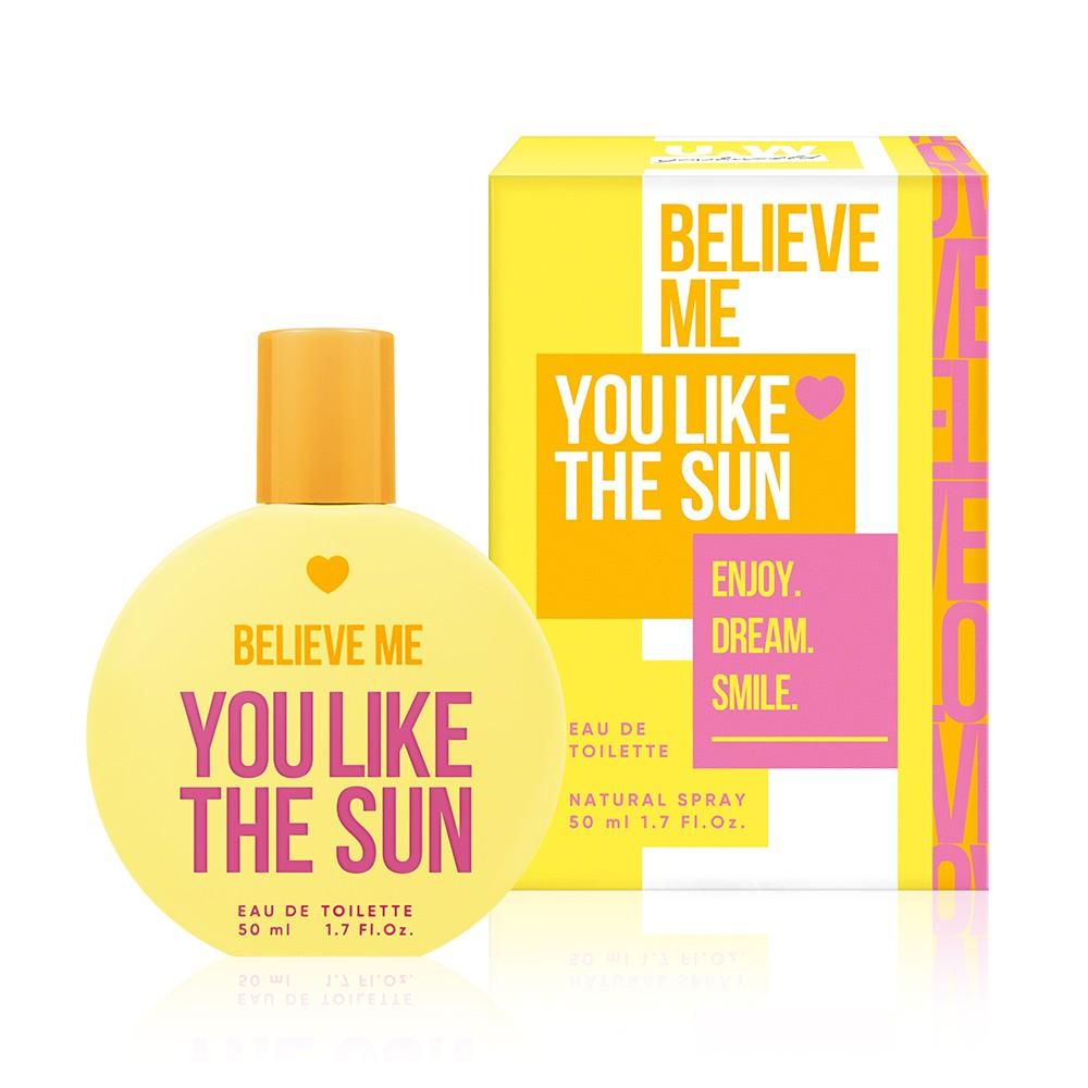Женская туалетная вода You&World Believe me " You like the Sun " 50мл
