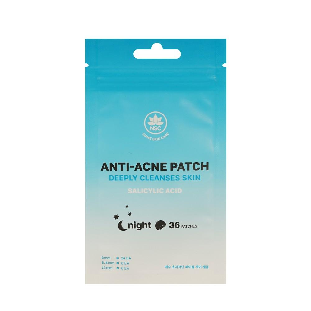 NSC | Ночные патчи от прыщей с салициловой кислотой NSC Anti-acne patch 36шт