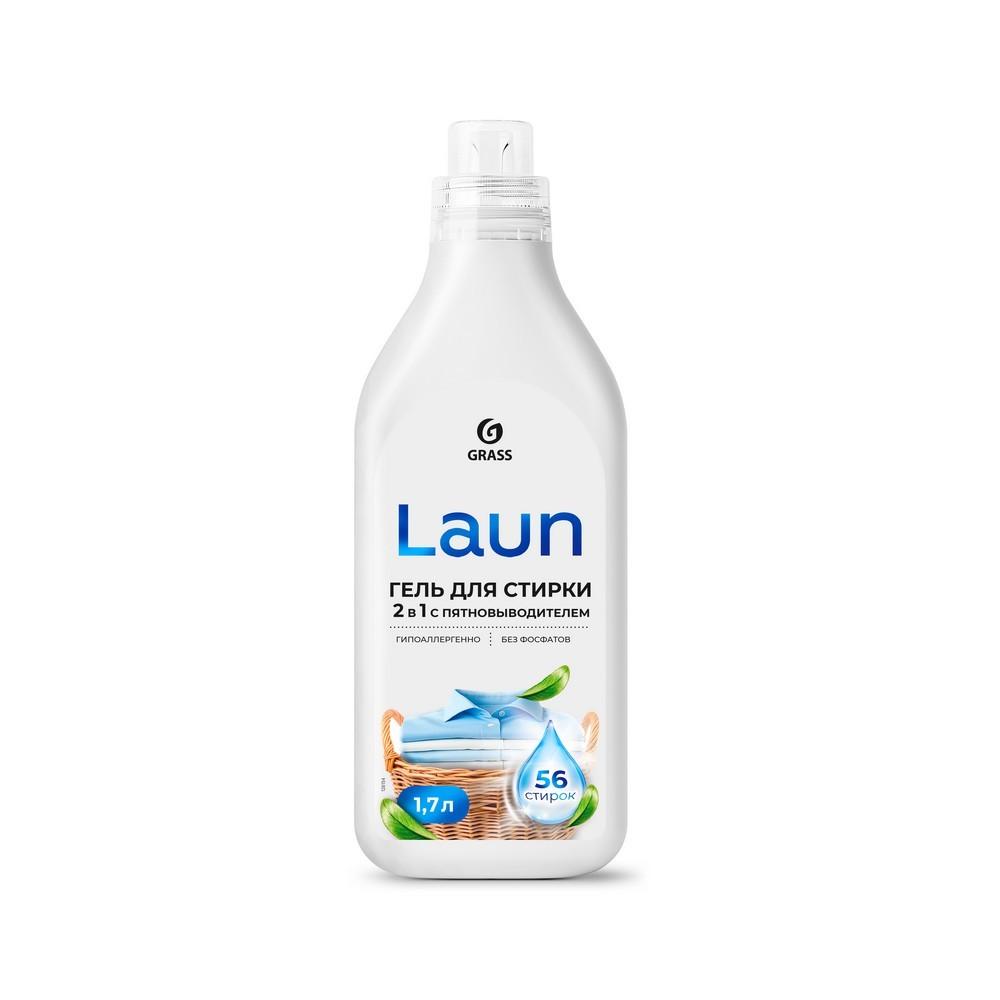 Гель для стирки 2 в 1 с пятновыводителем Grass Laun 1,7л