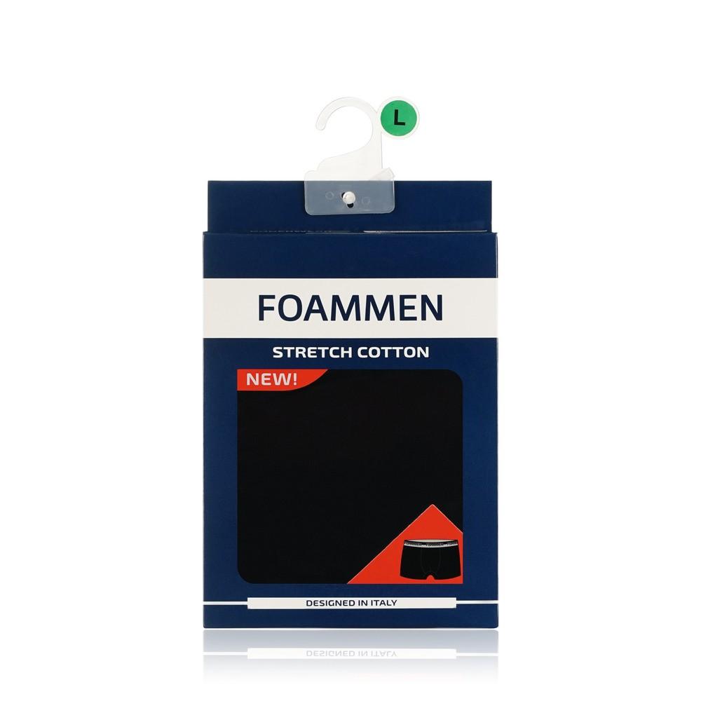 Foammen | Мужские трусы - боксеры Foammen Fo5085-1 , черные , L