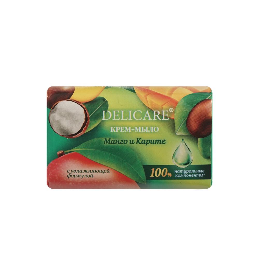 Туалетное крем - мыло Delicare Sensitive Care Манго и Карите 90г