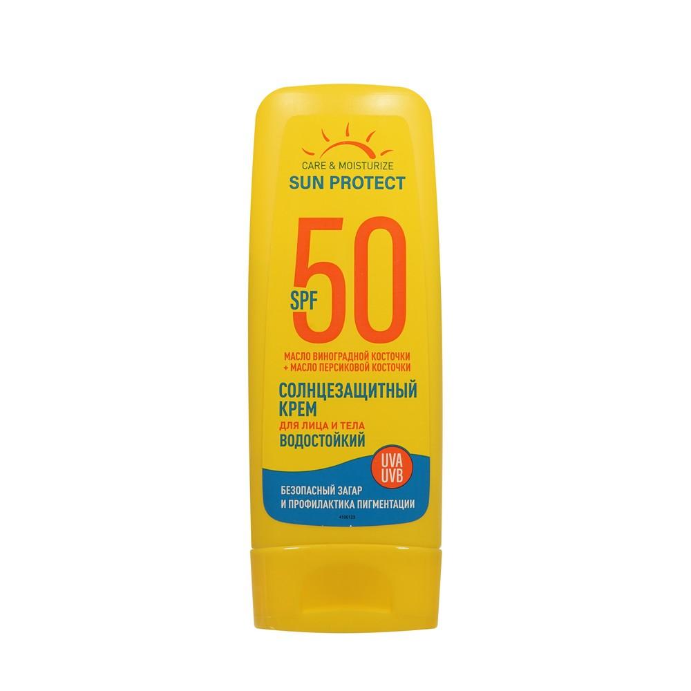 Водостойкий солнцезащитный крем для лица и тела Sun Protect by Sensicare SPF 50 140мл