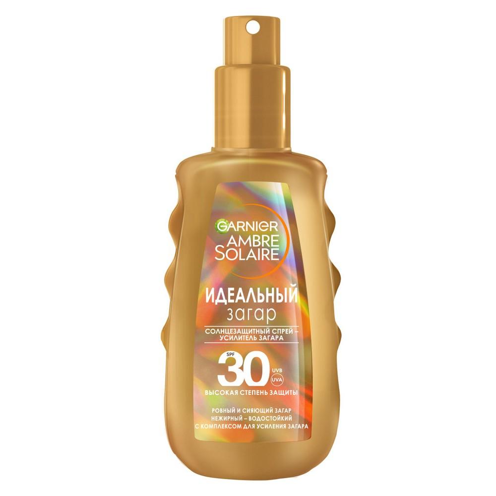 Солнцезащитный спрей - усилитель загара Garnier Ambre Solaire Идеальный загар SPF 30 150мл