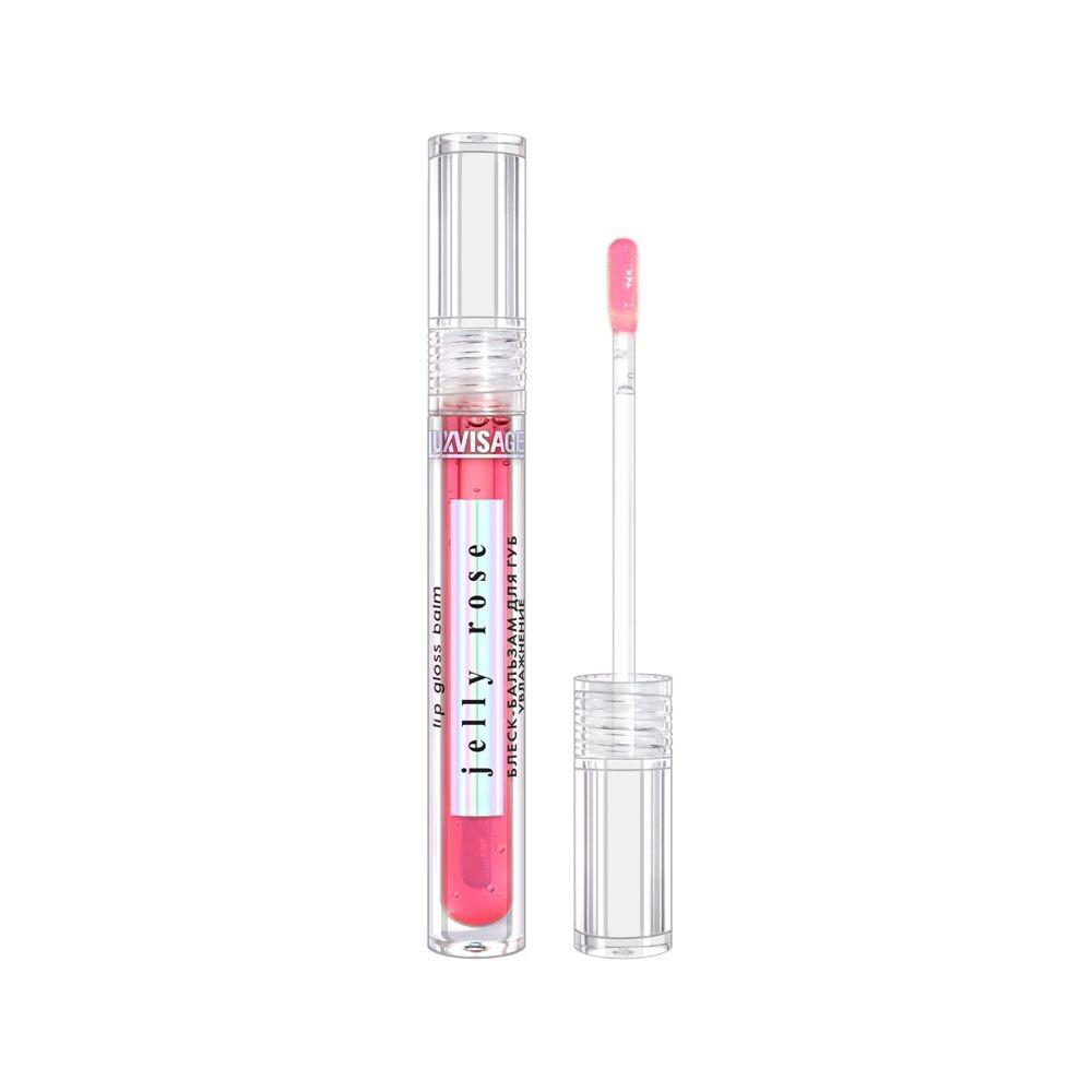 Блеск - бальзам для губ Luxvisage Jelly Rose " увлажнение " 2,9г