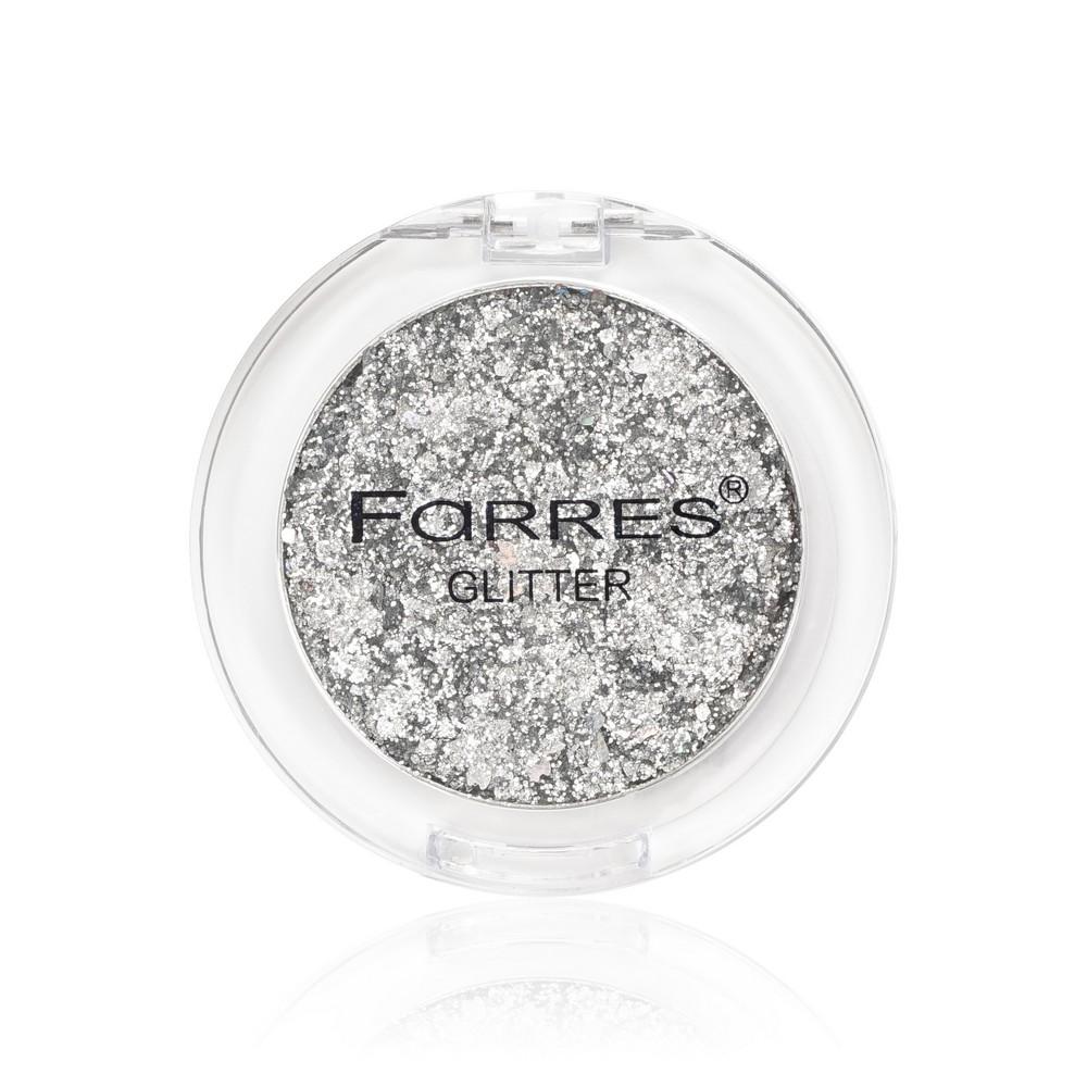 Тени для век Farres Glitter Серебряный 3г