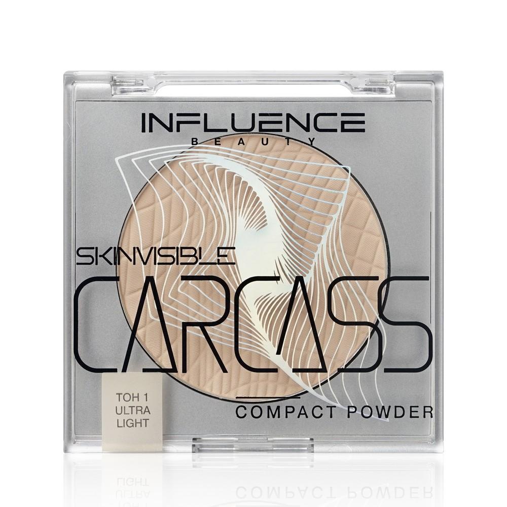 Компактная пудра Influence Beauty Skinvisible Carcass 01 , 4,2г