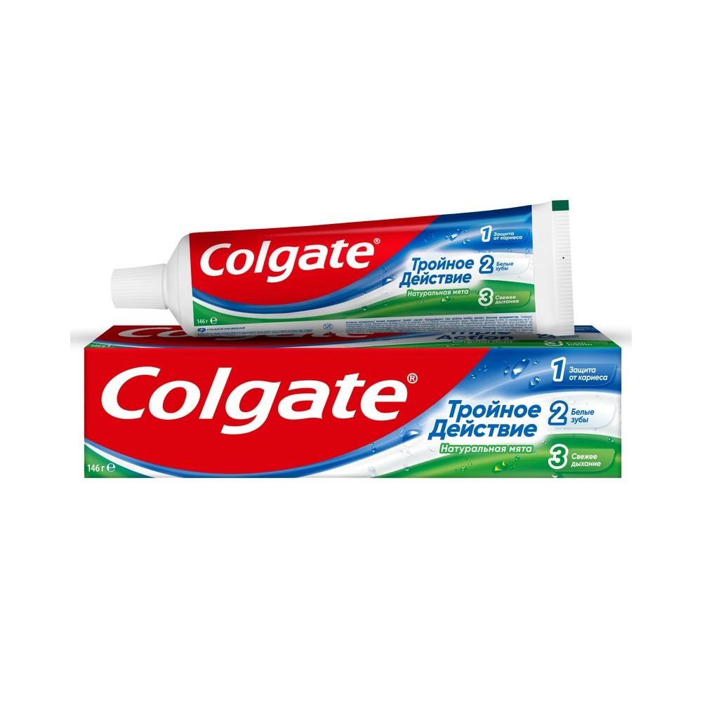 Зубная паста Colgate Тройное действие " Натуральная мята " 100мл